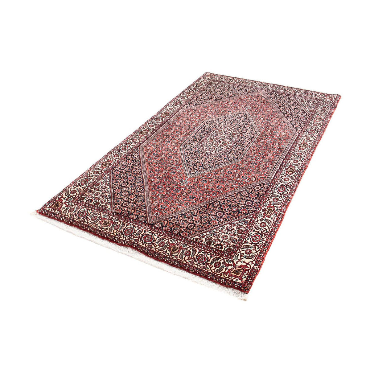 Alfombra persa - Bidjar - 191 x 108 cm - rojo