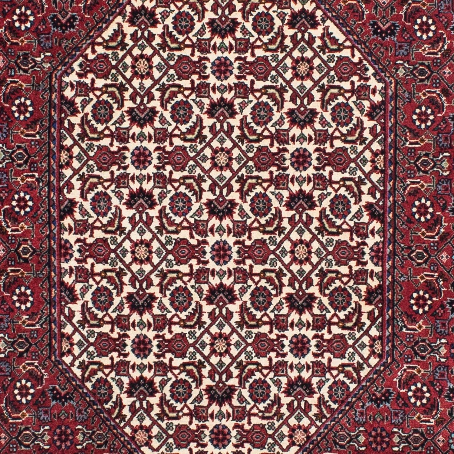 Alfombra de pasillo Alfombra persa - Bidjar - 204 x 103 cm - azul oscuro