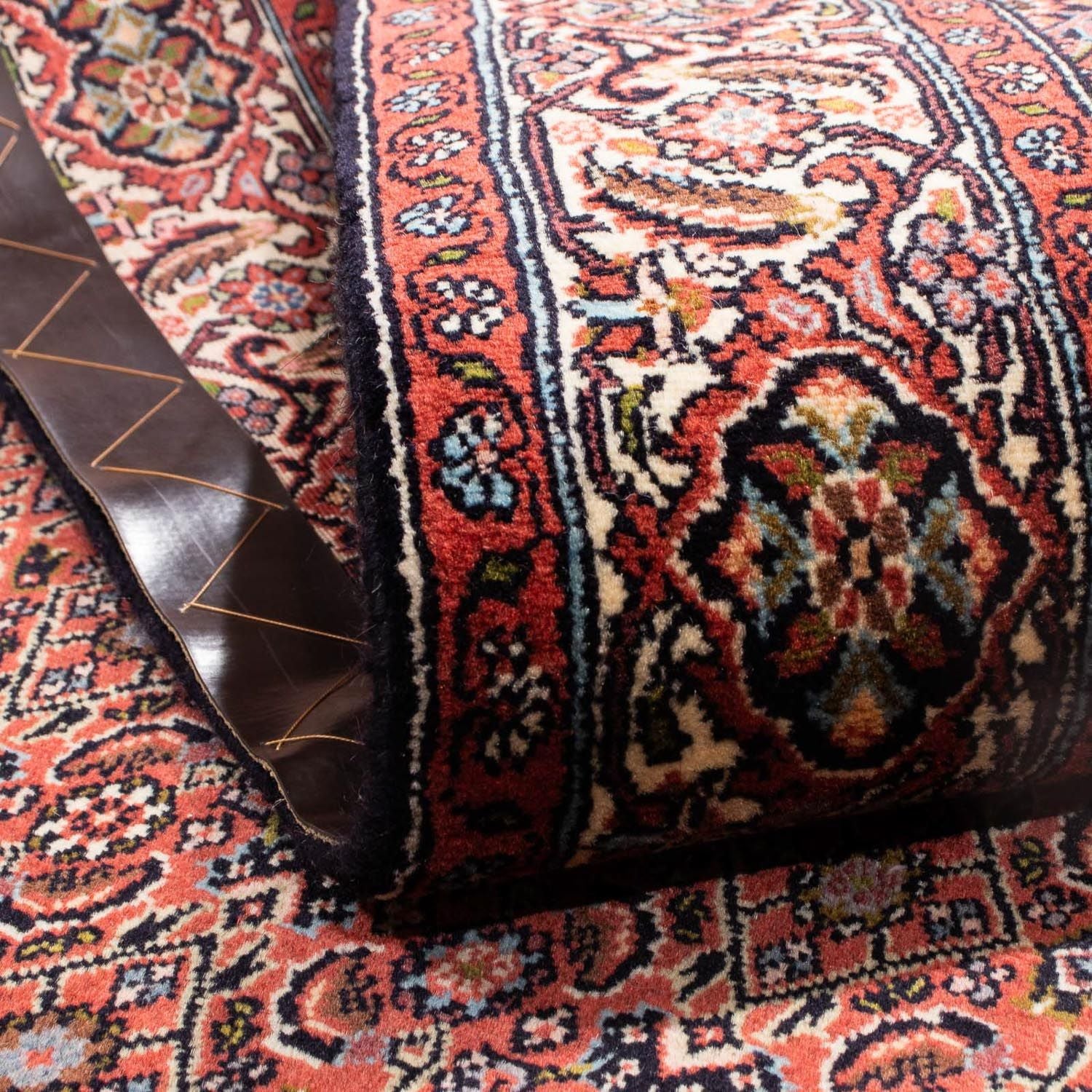 Alfombra persa - Bidjar - 268 x 165 cm - rojo claro
