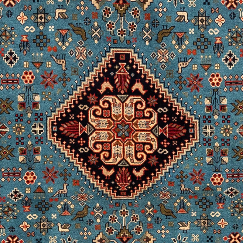 Alfombra persa - Nómada cuadrado  - 214 x 200 cm - azul