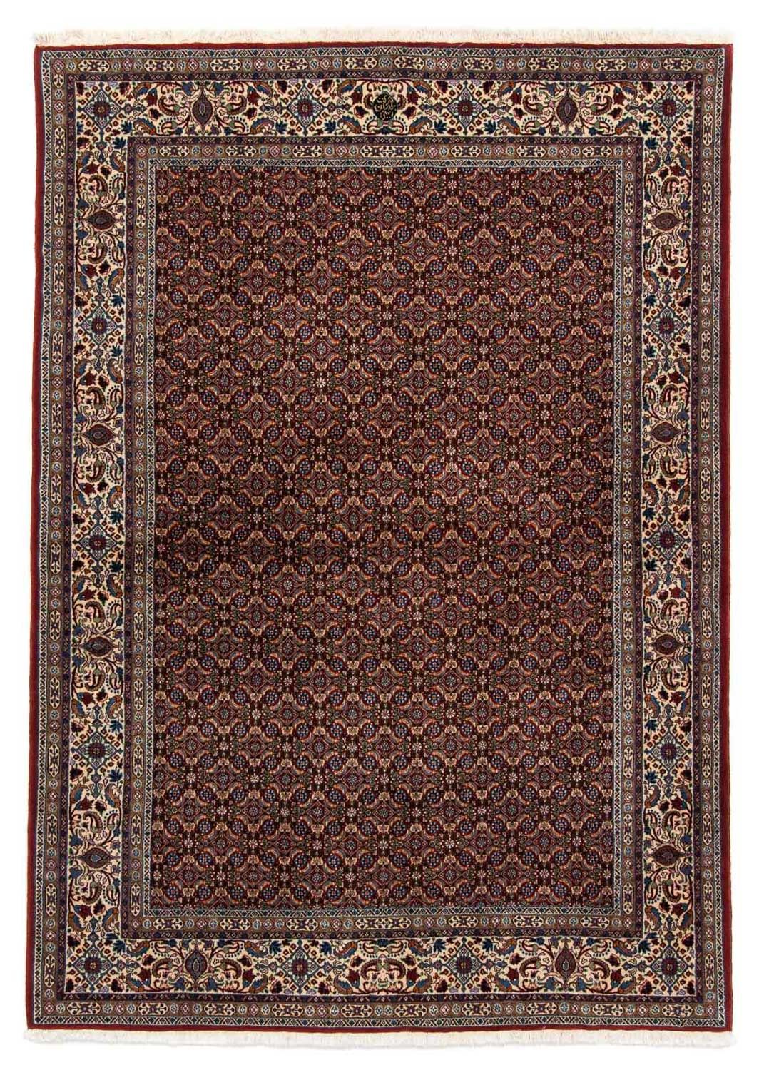 Alfombra persa - Clásica - 231 x 168 cm - rojo oscuro