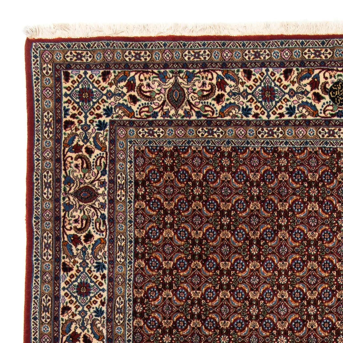 Alfombra persa - Clásica - 231 x 168 cm - rojo oscuro