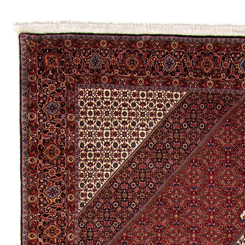 Alfombra persa - Bidjar - 348 x 252 cm - rojo oscuro