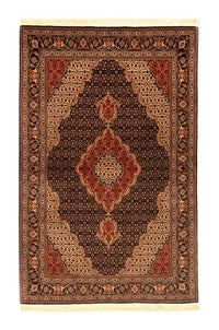 Alfombra Persa - Tabriz - Real - 158 x 100 cm - negro