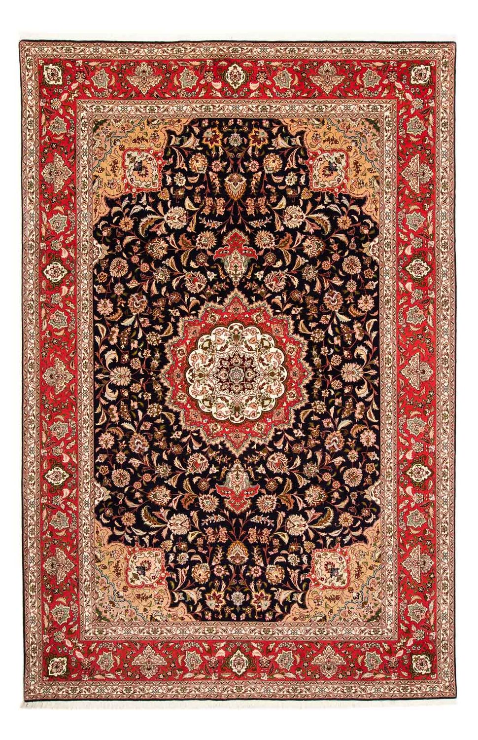 Alfombra Persa - Tabriz - Real - 302 x 203 cm - rojo