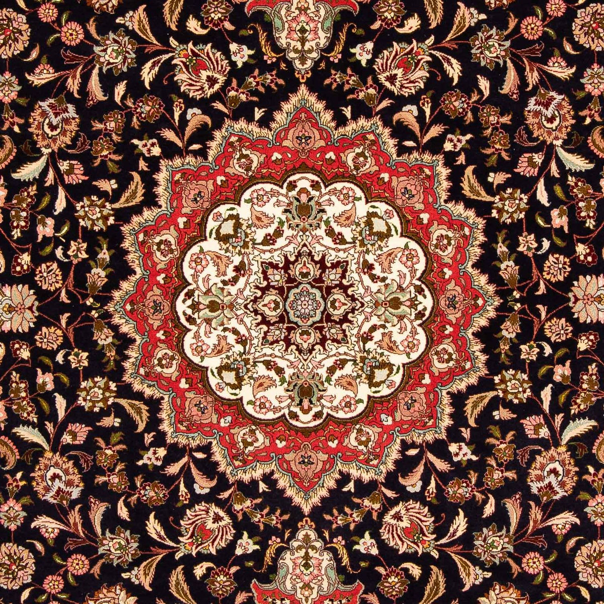 Alfombra Persa - Tabriz - Real - 302 x 203 cm - rojo