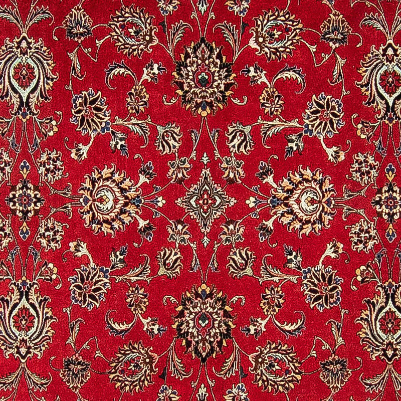 Alfombra persa - Bidjar - 284 x 241 cm - rojo oscuro