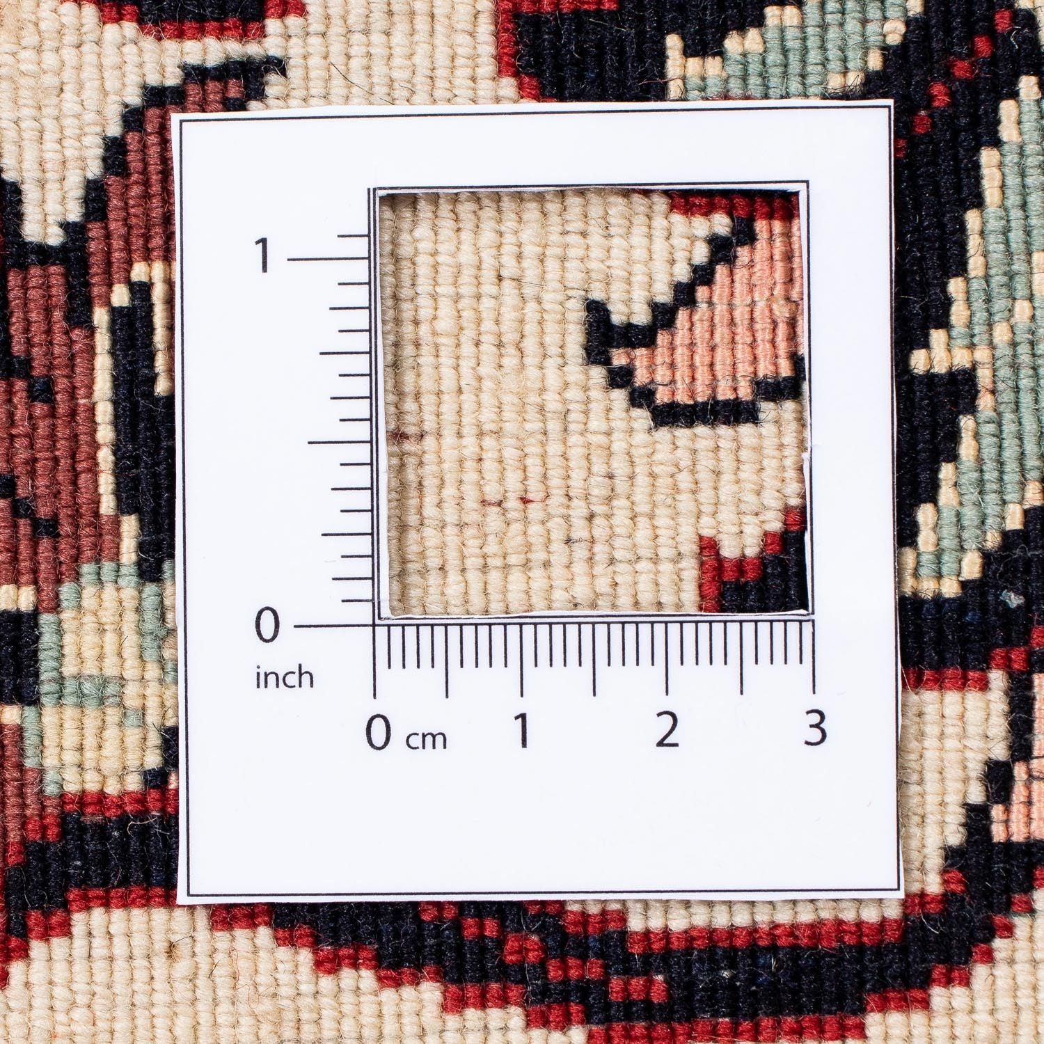 Alfombra persa - Bidjar - 284 x 241 cm - rojo oscuro