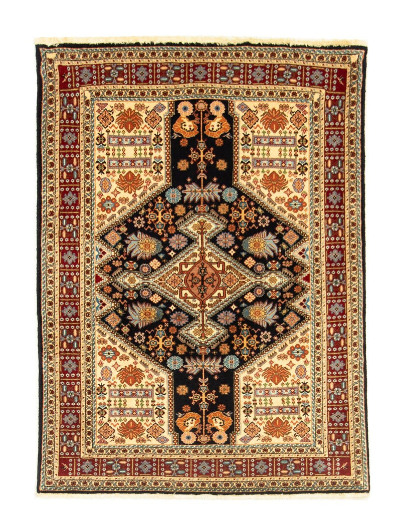 Alfombra persa - Nómada - 138 x 102 cm - negro