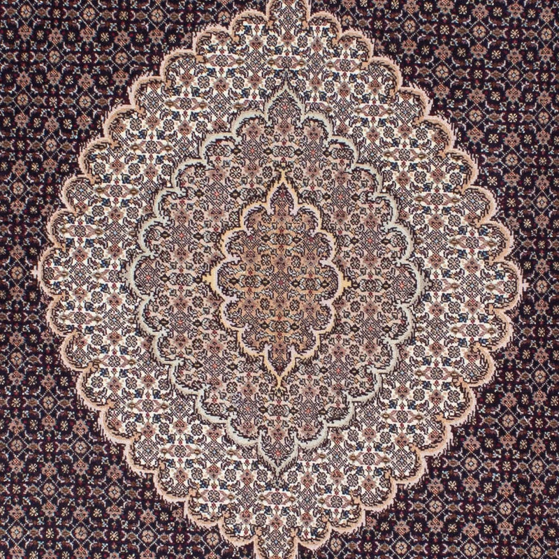 Alfombra persa - Tabriz - 213 x 151 cm - azul oscuro