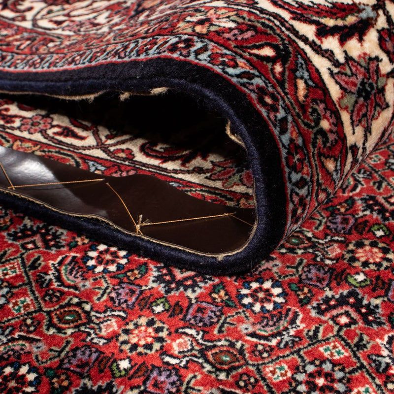 Alfombra persa - Bidjar - 304 x 204 cm - rojo oscuro