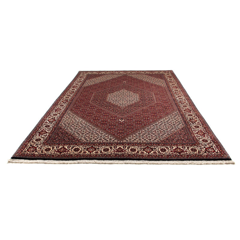 Alfombra persa - Bidjar - 304 x 204 cm - rojo oscuro