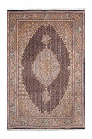 Alfombra persa - Tabriz - 304 x 203 cm - marrón