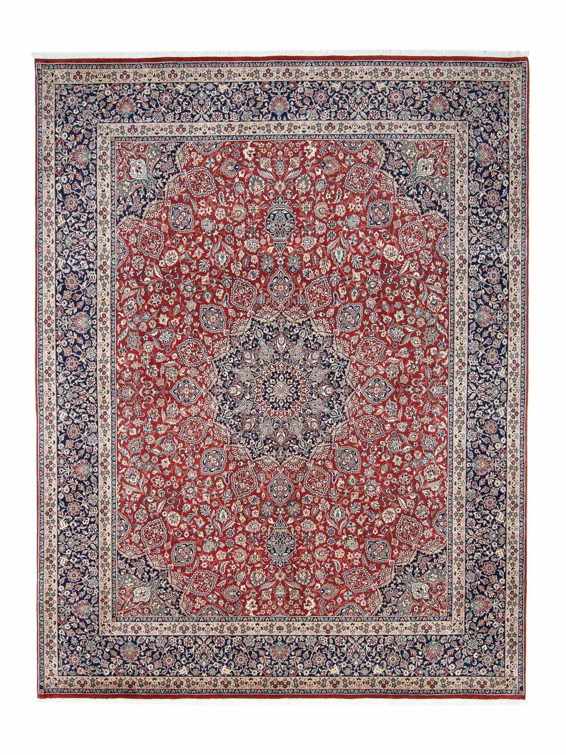 Alfombra Ziegler - Moderna - 306 x 241 cm - rojo oscuro