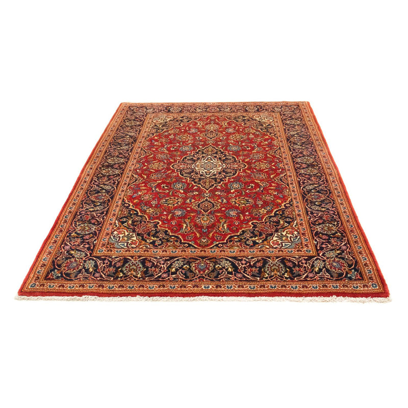 Alfombra persa - Keshan - 217 x 142 cm - rojo