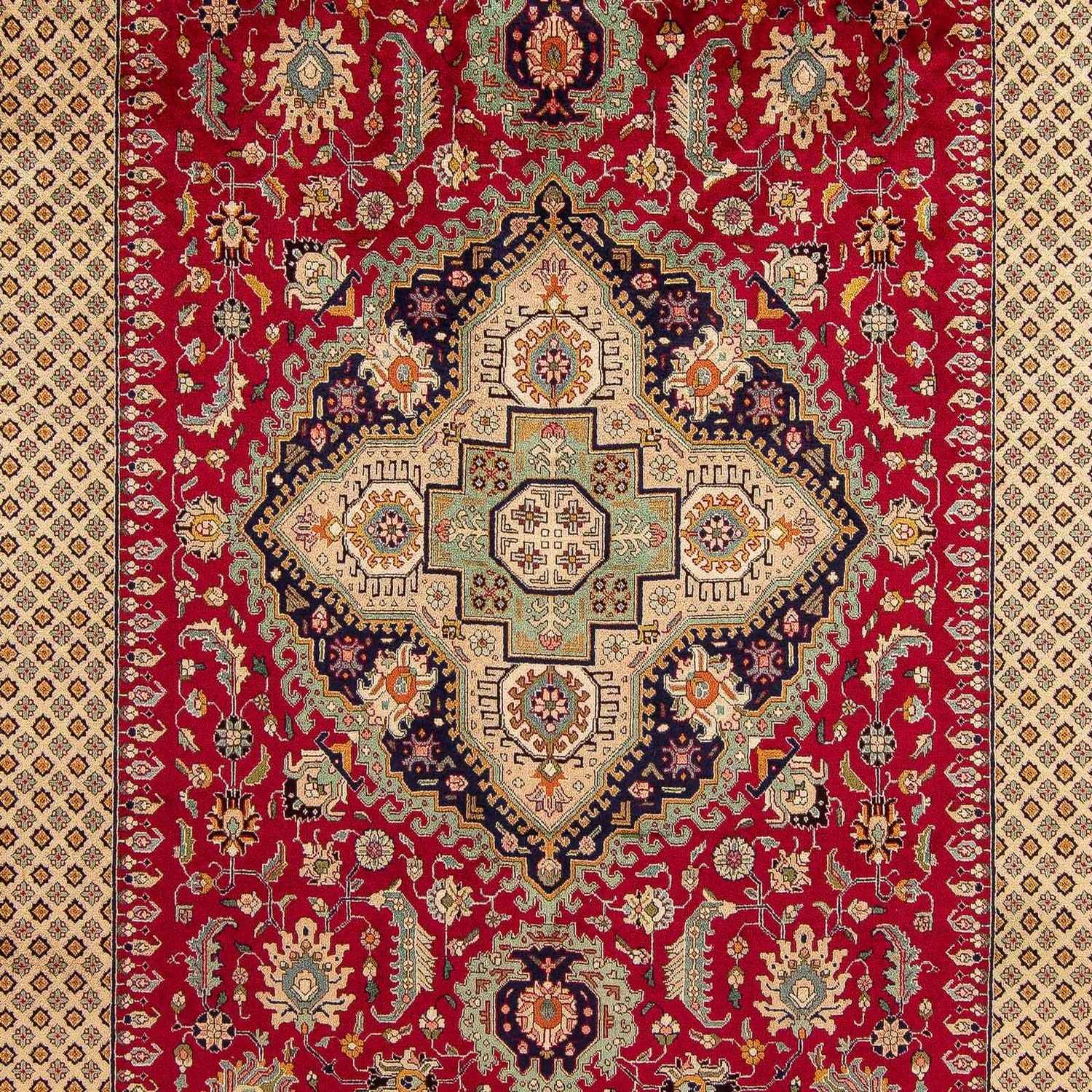 Alfombra persa - Tabriz - 400 x 305 cm - rojo
