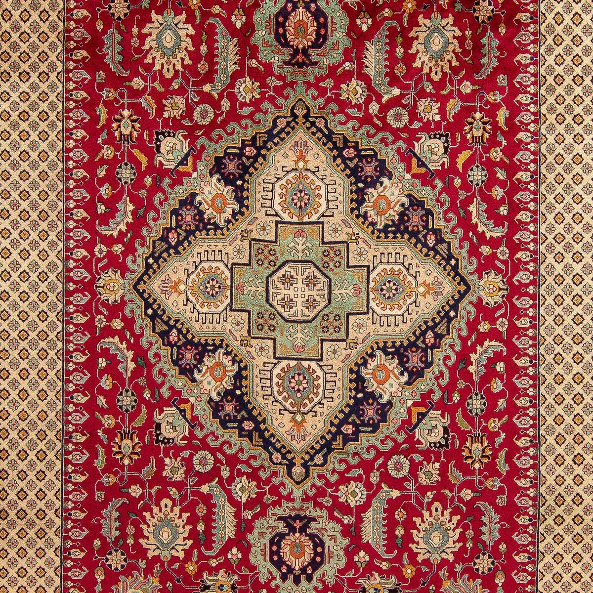 Alfombra persa - Tabriz - 400 x 305 cm - rojo