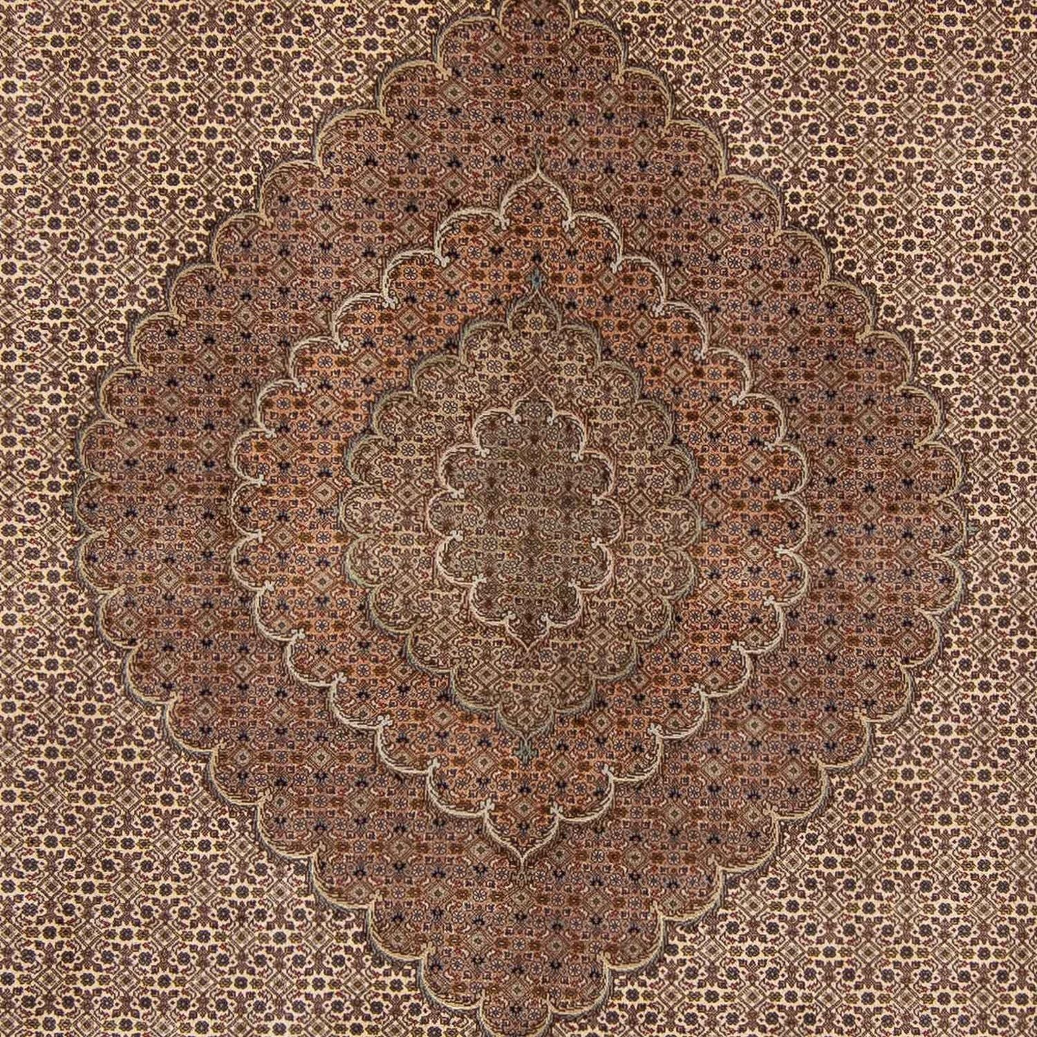 Alfombra persa - Nómada - 360 x 263 cm - marrón oscuro