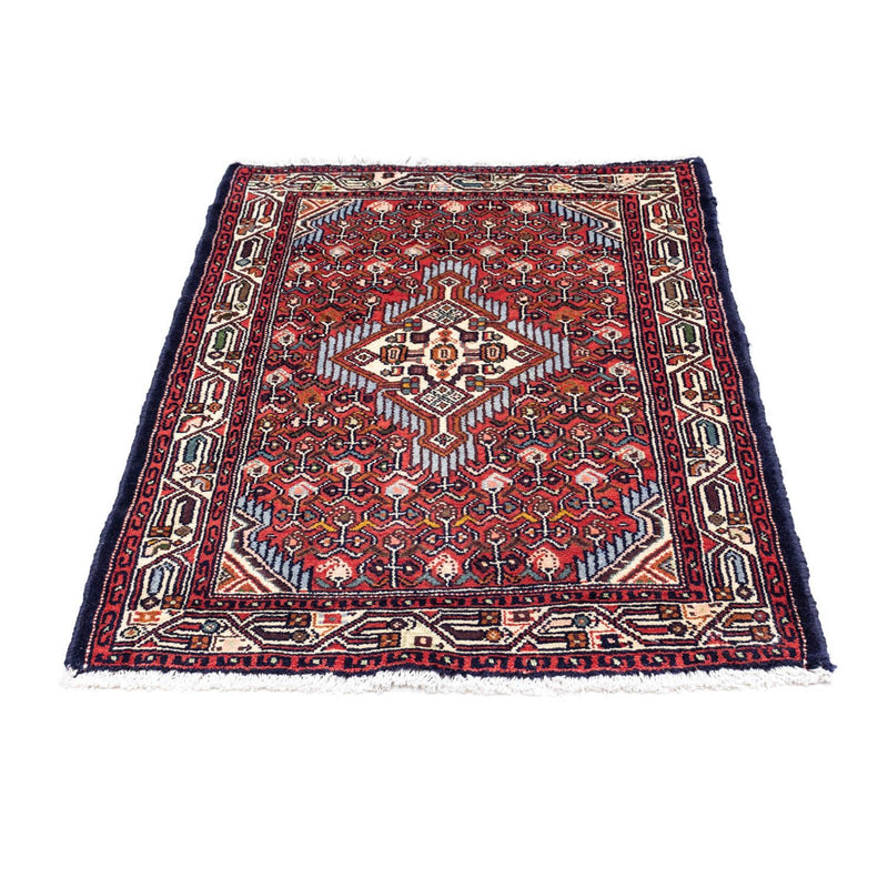 Alfombra persa - Nómada - 122 x 81 cm - rojo claro