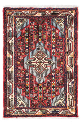 Alfombra persa - Nómada - 120 x 76 cm - rojo