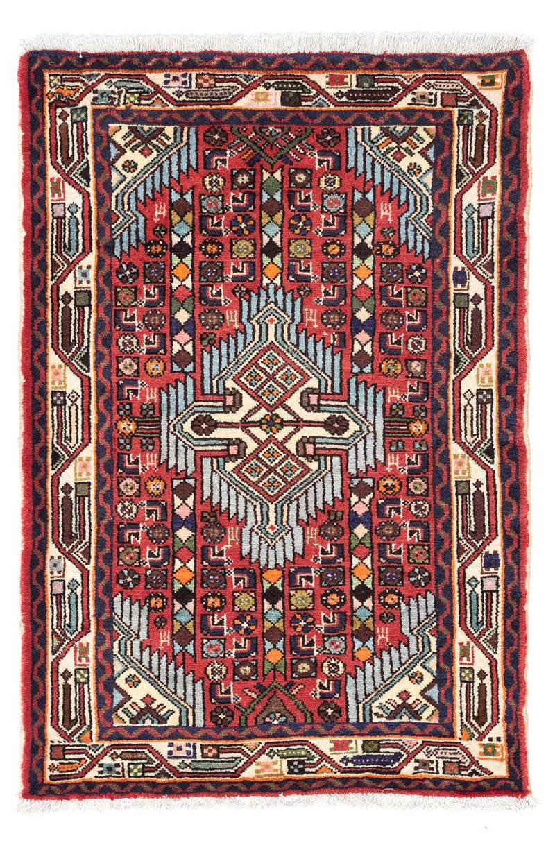 Alfombra persa - Nómada - 120 x 76 cm - rojo