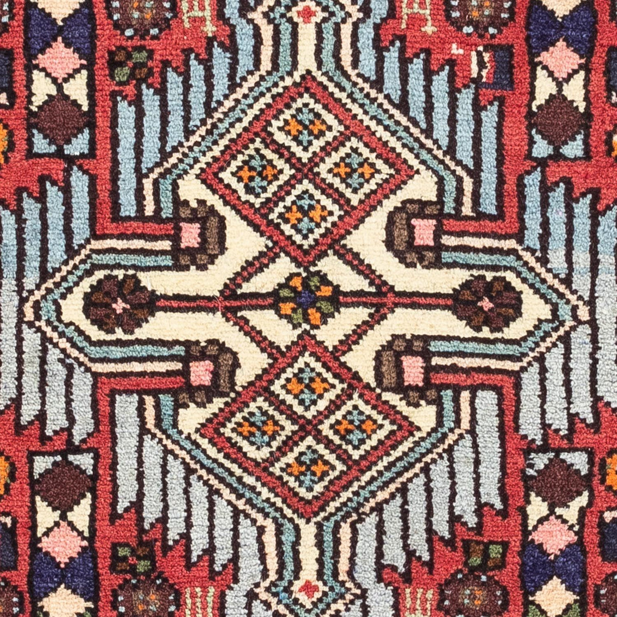 Alfombra persa - Nómada - 120 x 76 cm - rojo