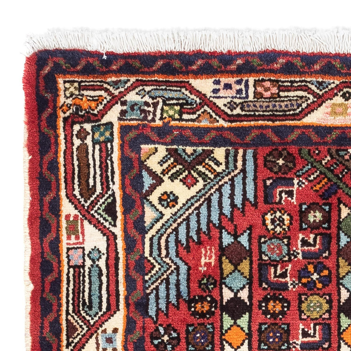 Alfombra persa - Nómada - 120 x 76 cm - rojo