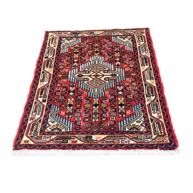 Alfombra persa - Nómada - 120 x 76 cm - rojo