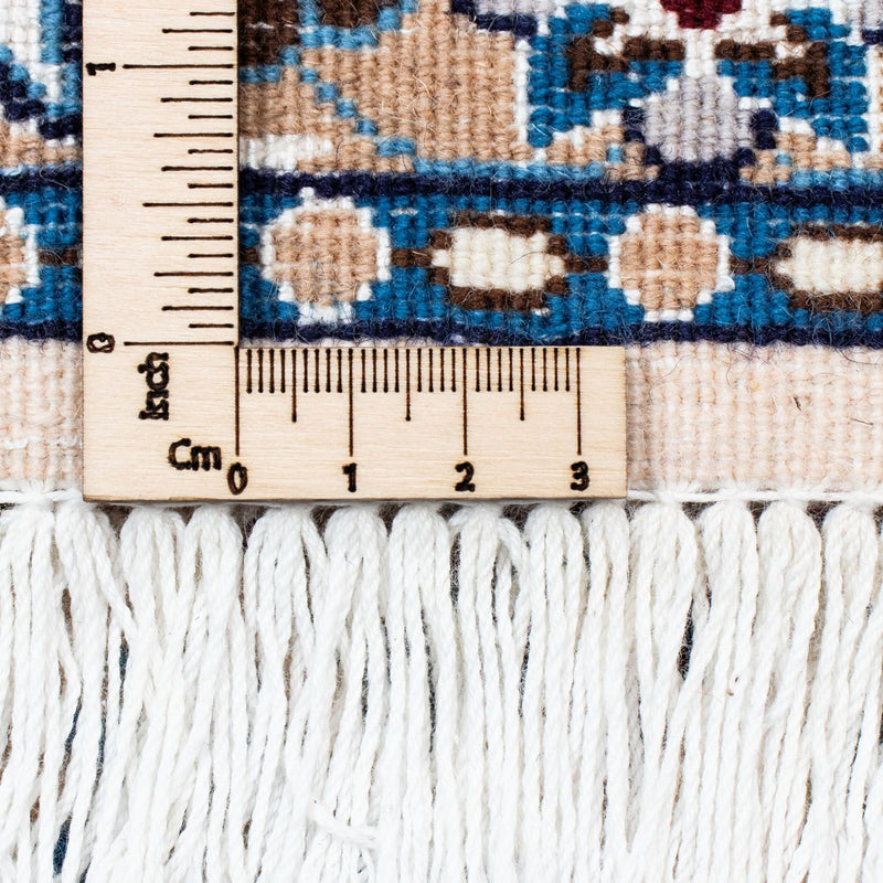 Alfombra Persa - Nain - Real - 300 x 202 cm - azul oscuro