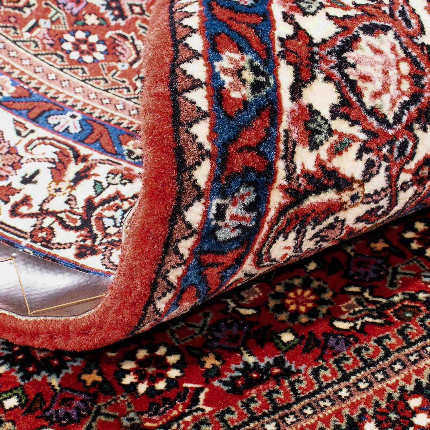 Alfombra persa - Bidjar - 179 x 112 cm - rojo