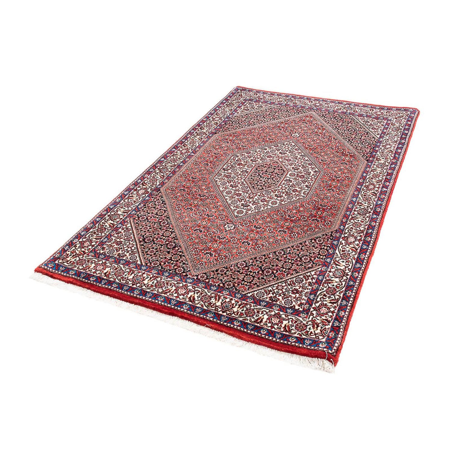 Alfombra persa - Bidjar - 179 x 112 cm - rojo