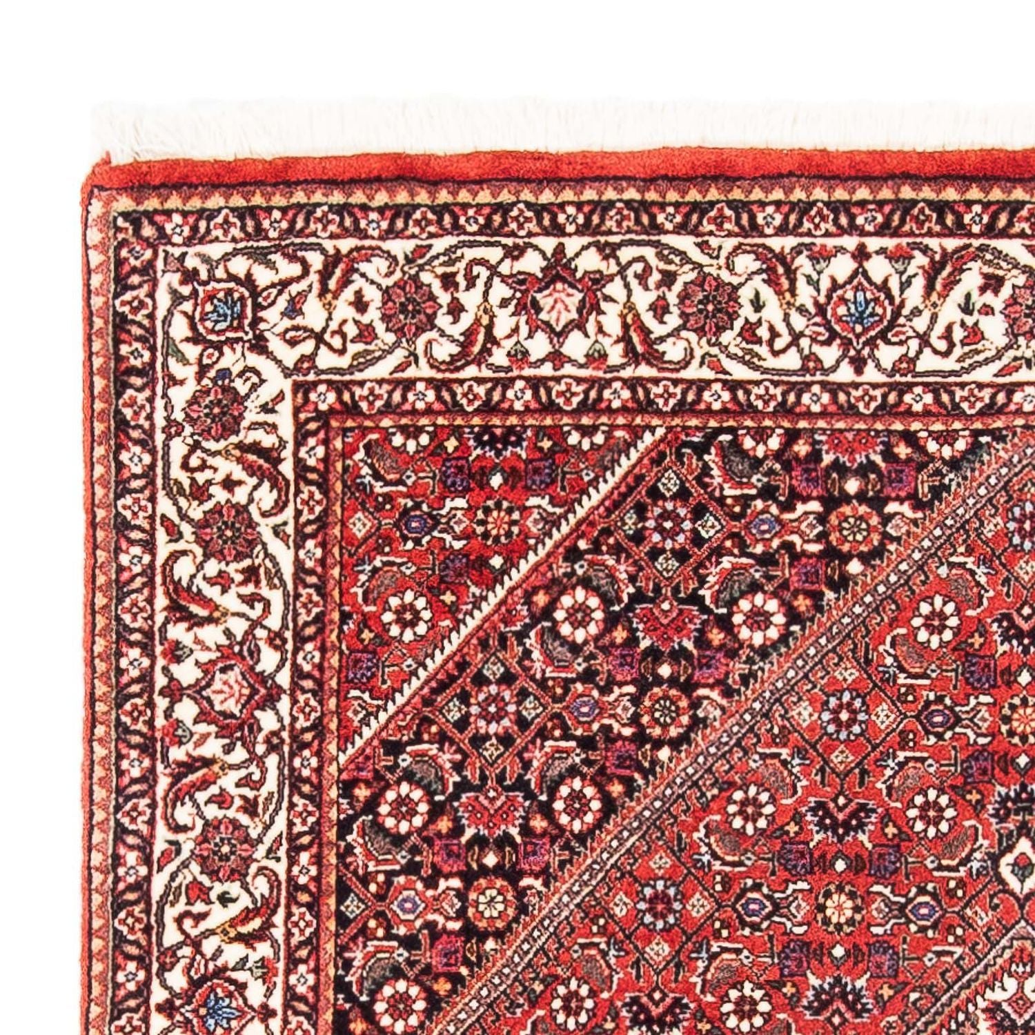 Alfombra persa - Bidjar - 175 x 108 cm - rojo claro