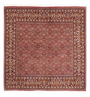 Alfombra persa - Bidjar cuadrado  - 197 x 190 cm - rojo claro