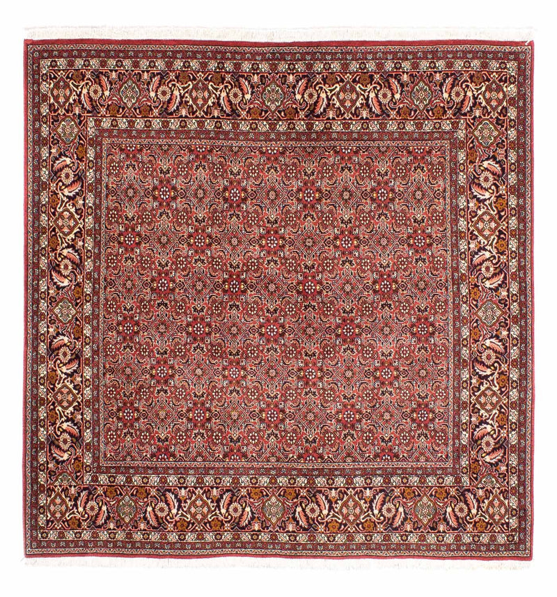 Alfombra persa - Bidjar cuadrado  - 197 x 190 cm - rojo claro