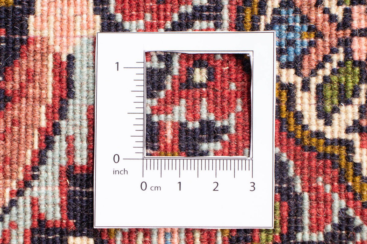 Alfombra persa - Bidjar cuadrado  - 197 x 190 cm - rojo claro