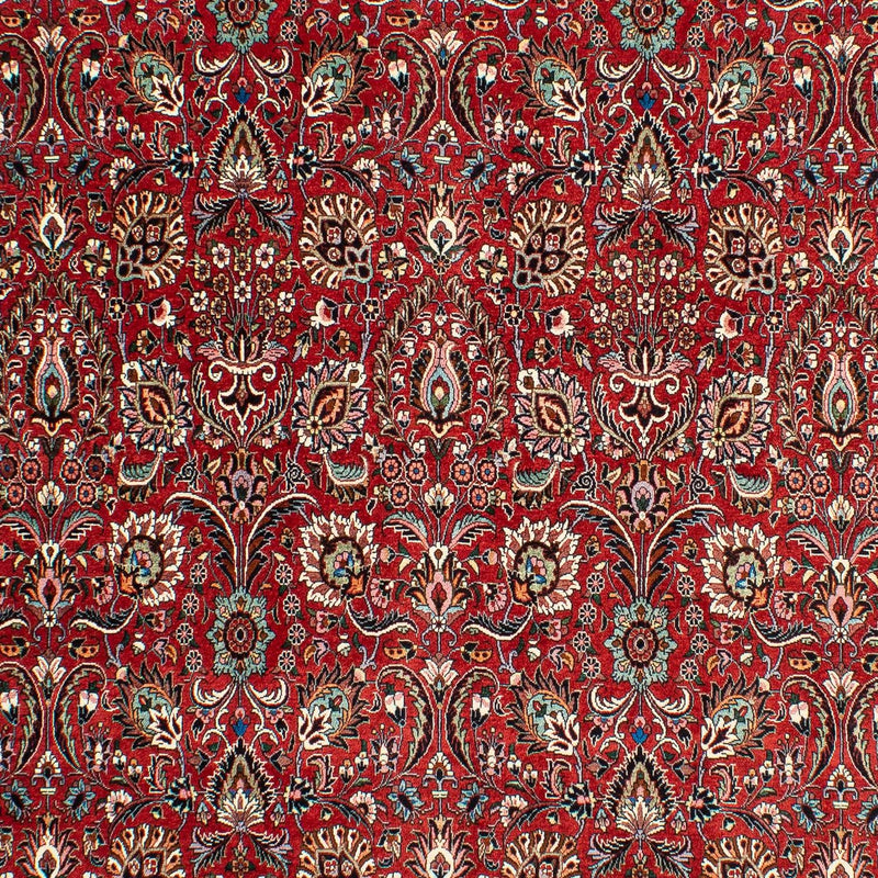 Alfombra persa - Bidjar - 286 x 202 cm - rojo oscuro