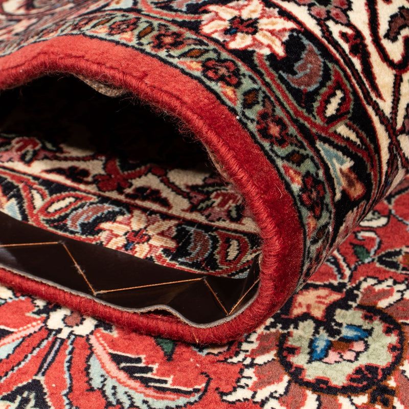 Alfombra persa - Bidjar - 286 x 202 cm - rojo oscuro