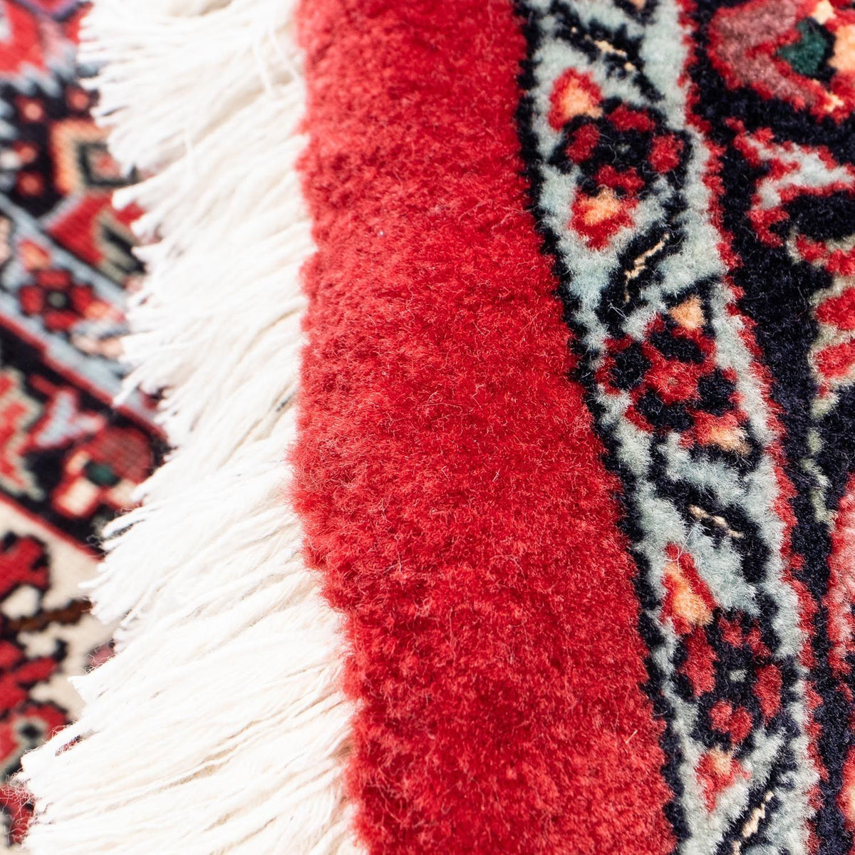 Alfombra persa - Bidjar redondo  - 150 x 150 cm - rojo oscuro