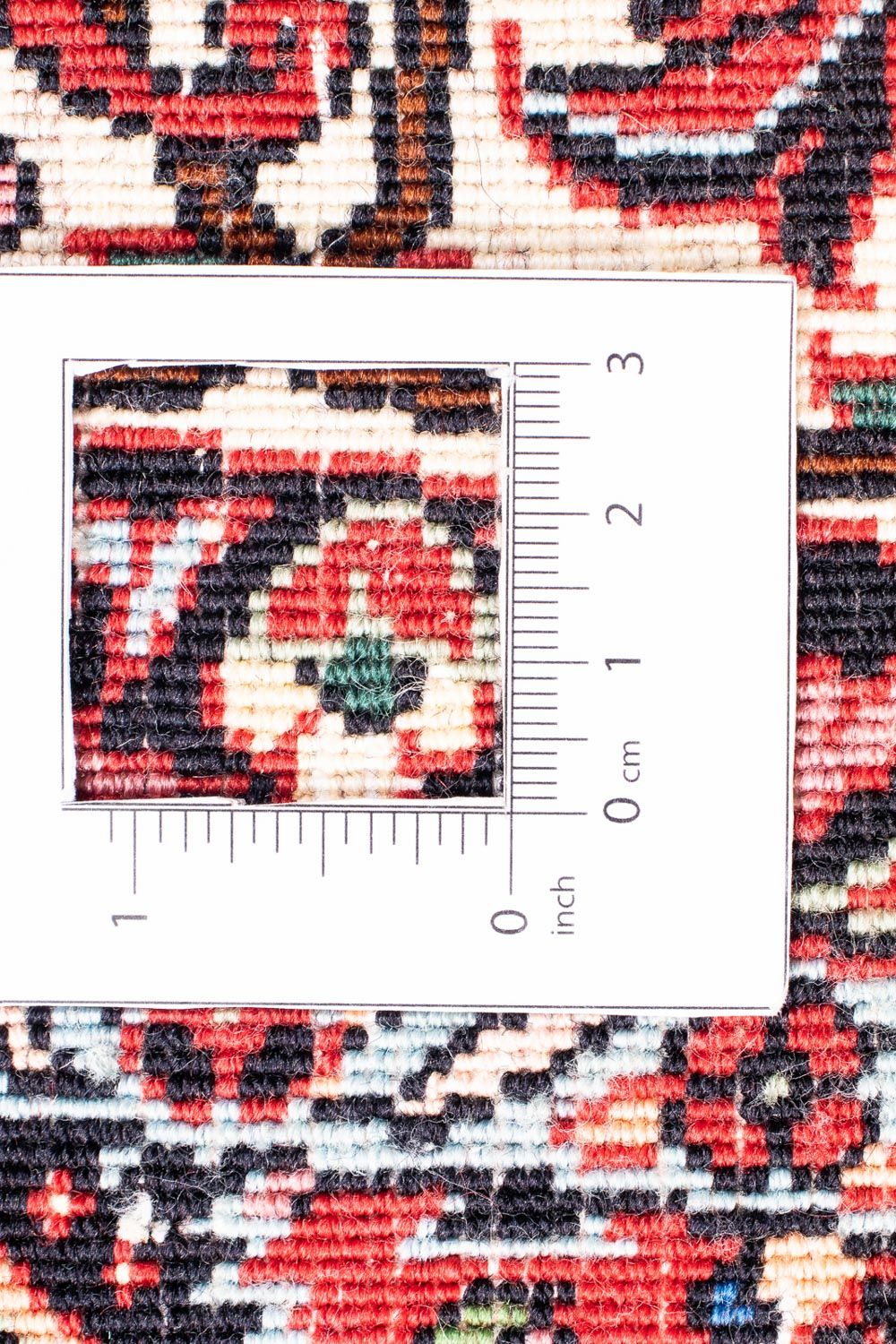 Alfombra persa - Bidjar redondo  - 150 x 150 cm - rojo oscuro