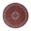 Alfombra persa - Bidjar redondo  - 150 x 150 cm - rojo oscuro