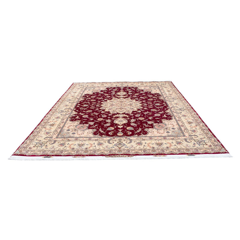 Alfombra Persa - Tabriz - Real - 293 x 248 cm - rojo oscuro