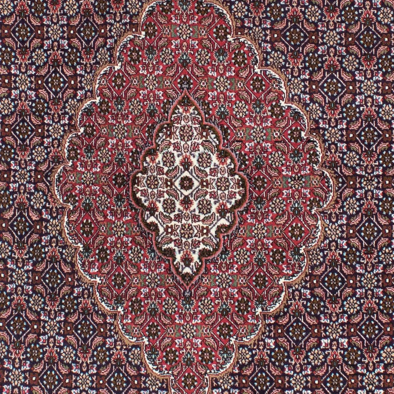 Alfombra persa - Tabriz - 208 x 146 cm - azul oscuro