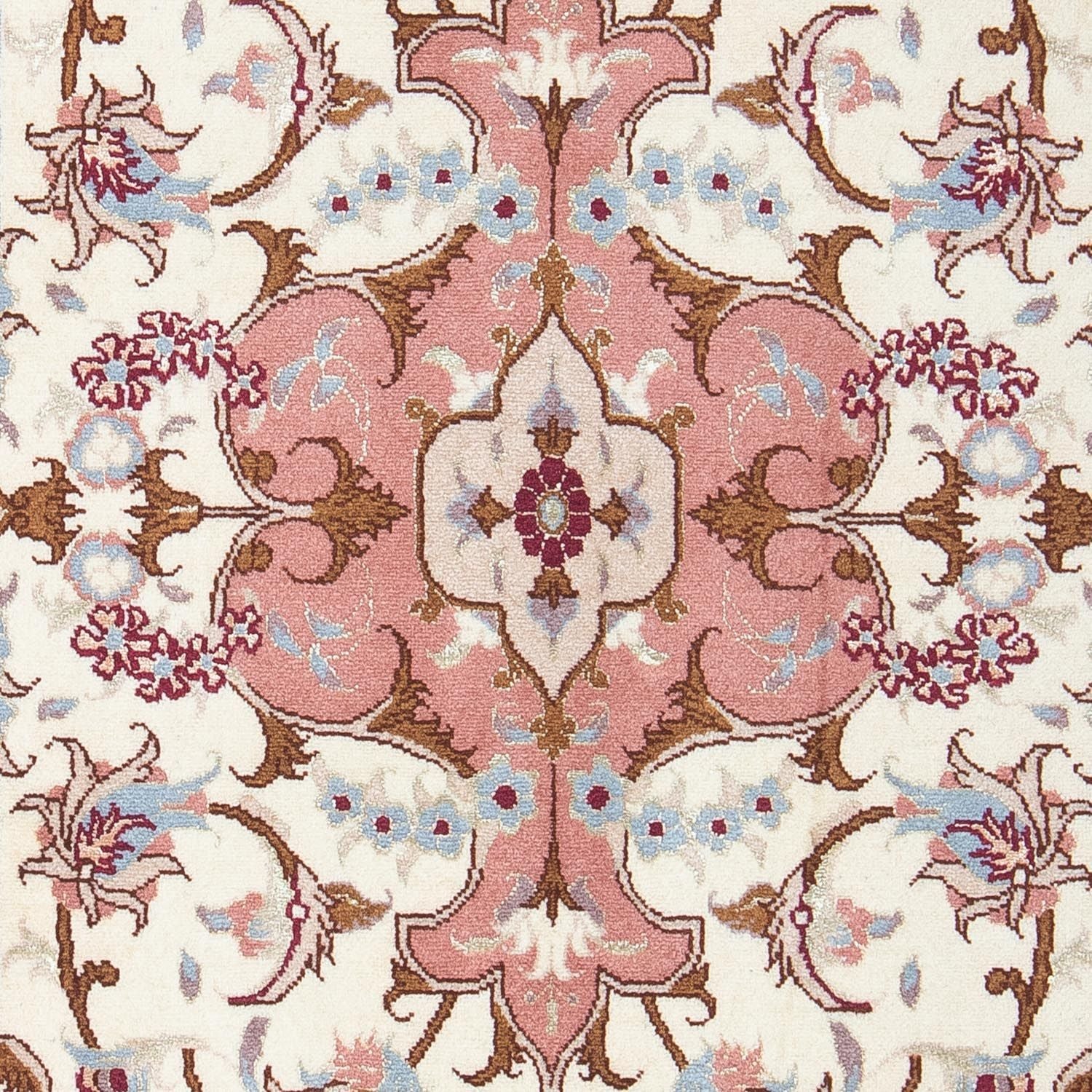 Alfombra Persa - Tabriz - Real - 90 x 60 cm - beige