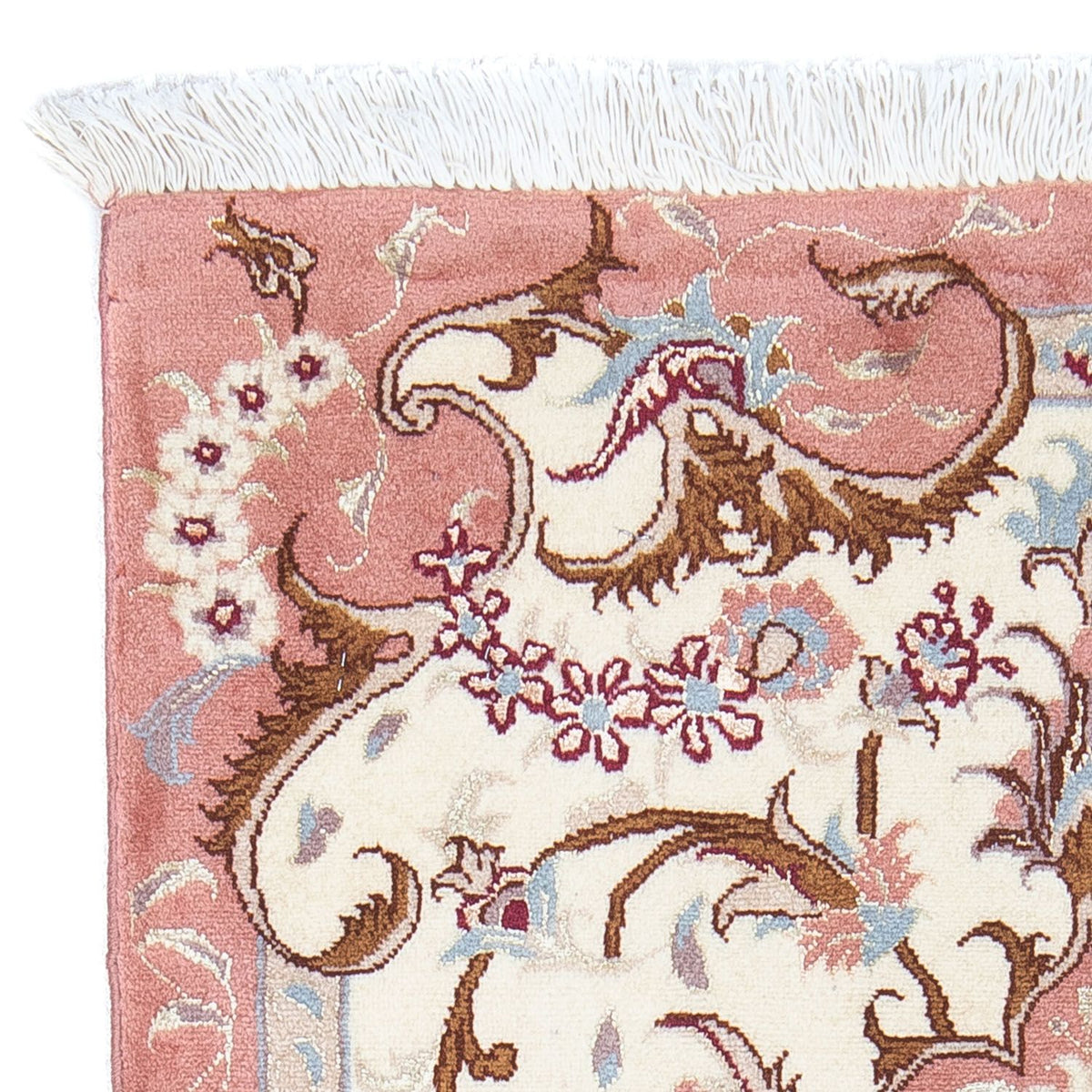 Alfombra Persa - Tabriz - Real - 90 x 60 cm - beige