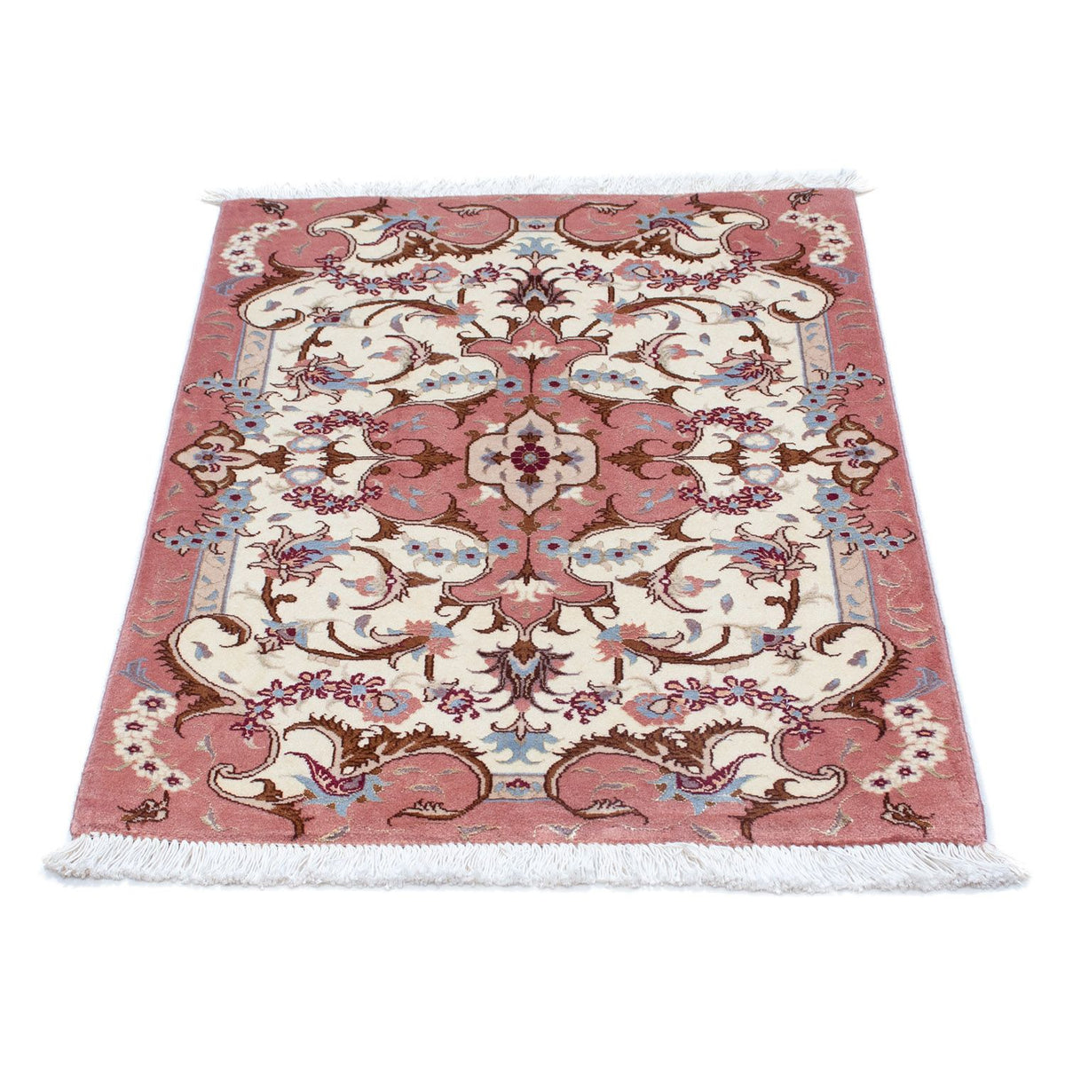 Alfombra Persa - Tabriz - Real - 90 x 60 cm - beige