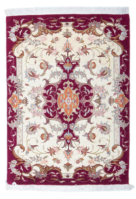 Alfombra Persa - Tabriz - Real - 89 x 64 cm - beige