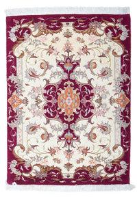 Alfombra Persa - Tabriz - Real - 89 x 64 cm - beige