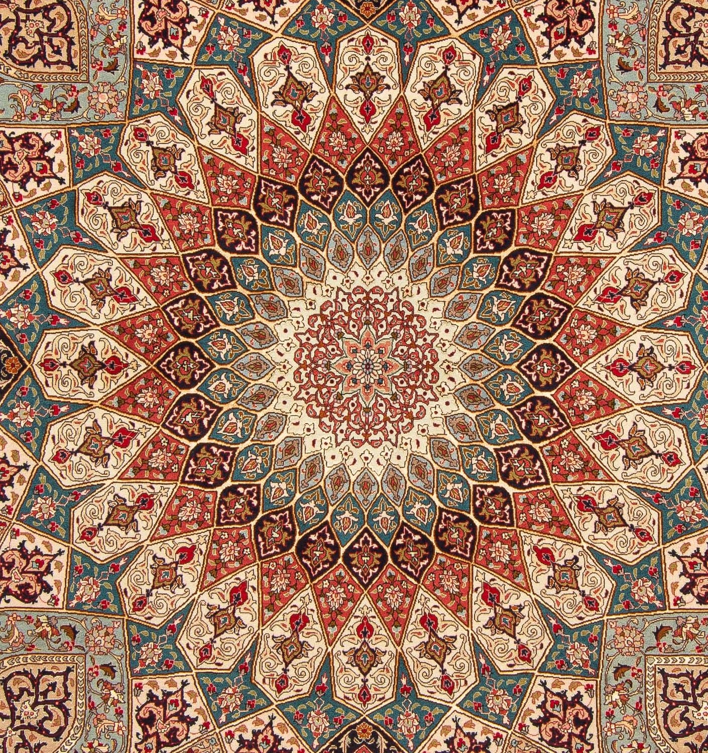 Alfombra Persa - Tabriz - Real - 254 x 204 cm - multicolor