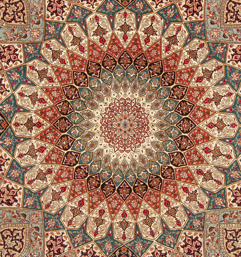 Alfombra Persa - Tabriz - Real - 254 x 204 cm - multicolor