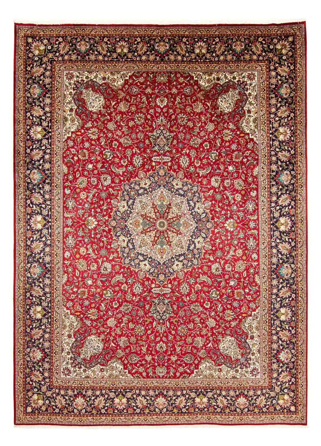 Alfombra Persa - Tabriz - Real - 398 x 300 cm - rojo